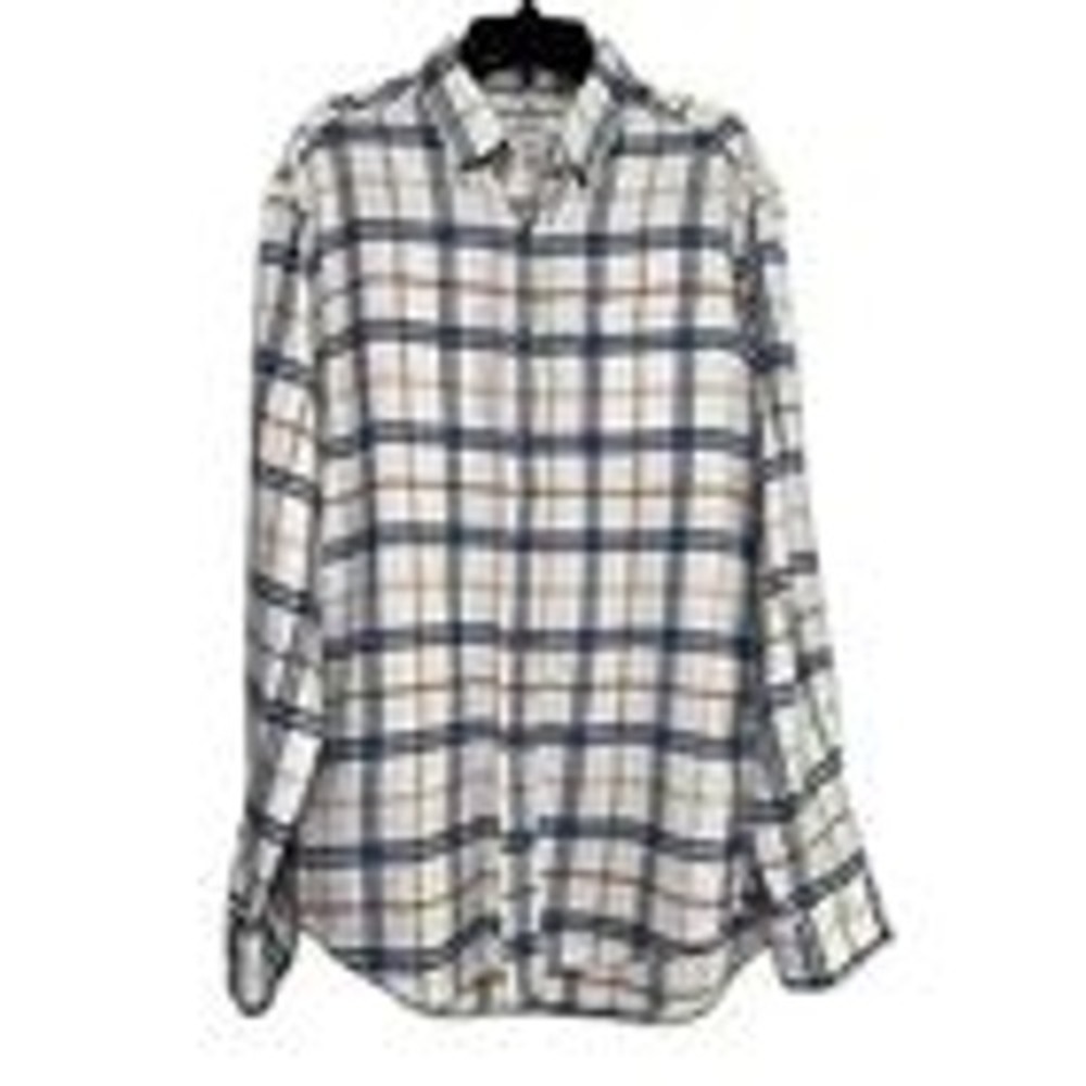 Croft‎ & Barrow Mens Plaid Button Down Long Sleeve Shirt - Size S